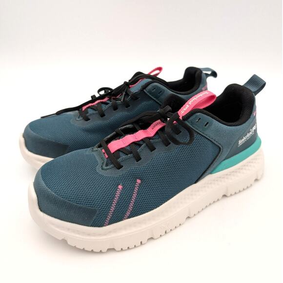 Timberland Pro Setra Low Comp Toe Work Shoes Women's Green Size US6.5W EU37 - Picture 1 of 13